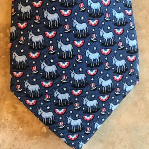 NWT Vineyard Vines Democrat Silk Tie